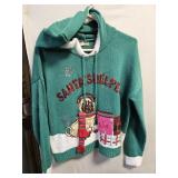 Pug Christmas Sweater SZ L