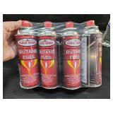 4 Cans Butane Fuel
