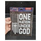 Waterproof Sticker One Nation