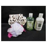 Shower Gel, Lotion, Scrubby & Headband