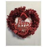 16 Inch Valentines Day Wreath