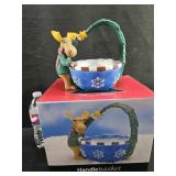 Moose Theme Holiday Basket