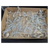 31 Assorted Size Crystal Ornaments