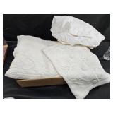 Crib Blanket & Sheet Set With Booties