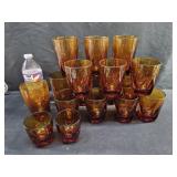 Amber Glasses 3 Sizes