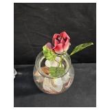 Seashells & Metal Rose