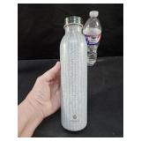 Metal Thermos Bottle Chevron Pattern