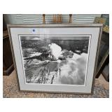 31.5 x 27 Framed Mountain Sceen