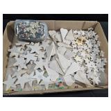 Wood Stars, Hearts & Some Beads