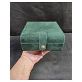 Green Velvet Jewelry Box