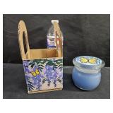 Candle & Matching Box Butterfly