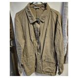 AEMI & CO Denim Button Up SZ LG Used