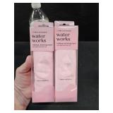 2 Pink Makeup Removing Towels