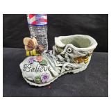Cement Planter Shoe Bee