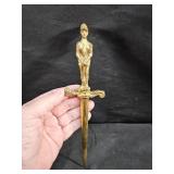 Brass Dagger Letter Opener