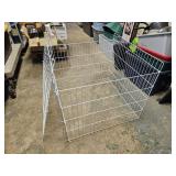 3ft x 3ft Metal Dump Bin Animal Pen Wht