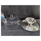 Cake Dome & Metal Server