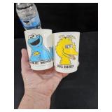 VTG Sesame Street Cups