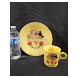 Fiesta Scarecrow  Plate & Mug