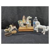 Vtg Carousel Decor