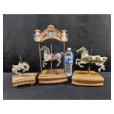 Vtg Carousel Decor