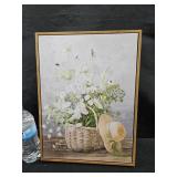 Basket Of Daiseys Wall Art
