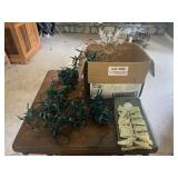 Box of Christmas Lights, Bows, Tree Star