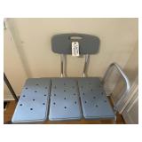 Sliding Shower Chair, Foldable Walker, IV Pole