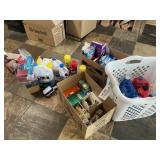 Misc. Lot of Cleaning Supplies & Light Bulb
