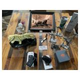 Metal Art, Cellphones, wallet, Misc. Items