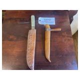Set of 2 Hunting/Fishing Knives
