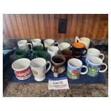Box lot of Misc. Coffee Mugs