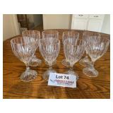 Set of 8 "Park Lane" Wine Glasses