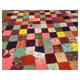 Tacked Full Size Quilt, Great Shape