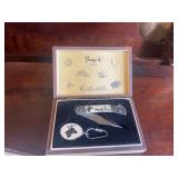 Fury Collectibles Folding Knife & Key Chain #36684