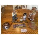 Vintage Native American 3 Indian Chief Heads