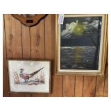 2 Framed Art Pieces