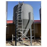 Used Grain Bin 16 ft tall, 2 bands
