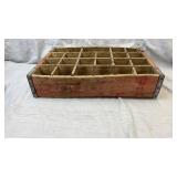 24 bottle wood crate