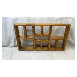 19x11 wood knickknack shelf