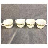 4 Corning ware coffee mugs