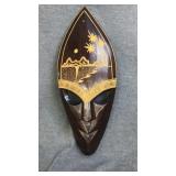 12" Wooden tribal mask