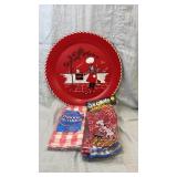 Bbq lot stoyke serving tray table cloth