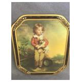 Polychrome boy w/dog print