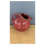 Mauve pottery ball pitcher