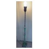 Art Deco Jade green floor lamp
