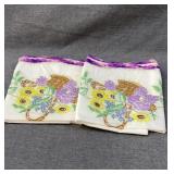 Pair of handstitched pillowcases