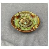8" MC pottery ashtray