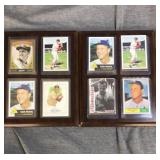 2 Stan Musial plaques w/ baseball cards
