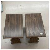 Pair of Sauder end tables